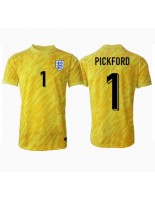 England Jordan Pickford #1 Keeper Bortedrakt EM 2024 Korte ermer